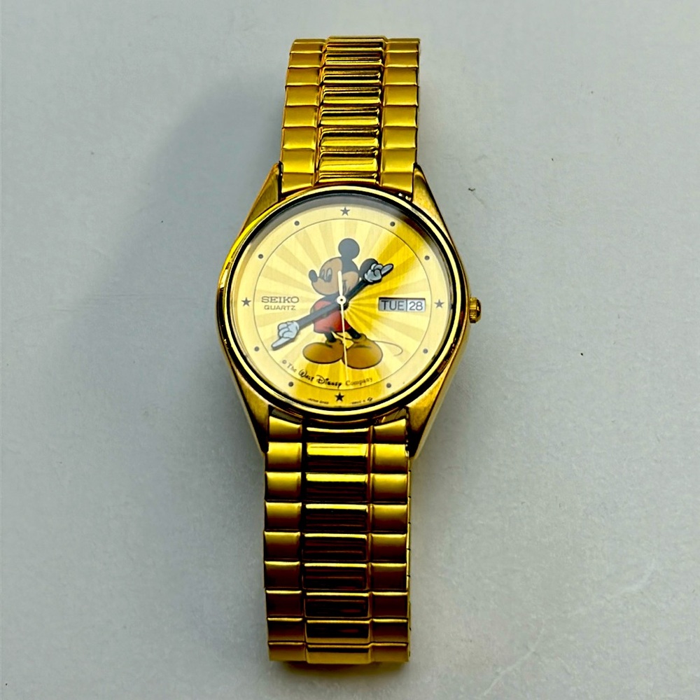 Mickey Mouse Seiko Day Date Watch
